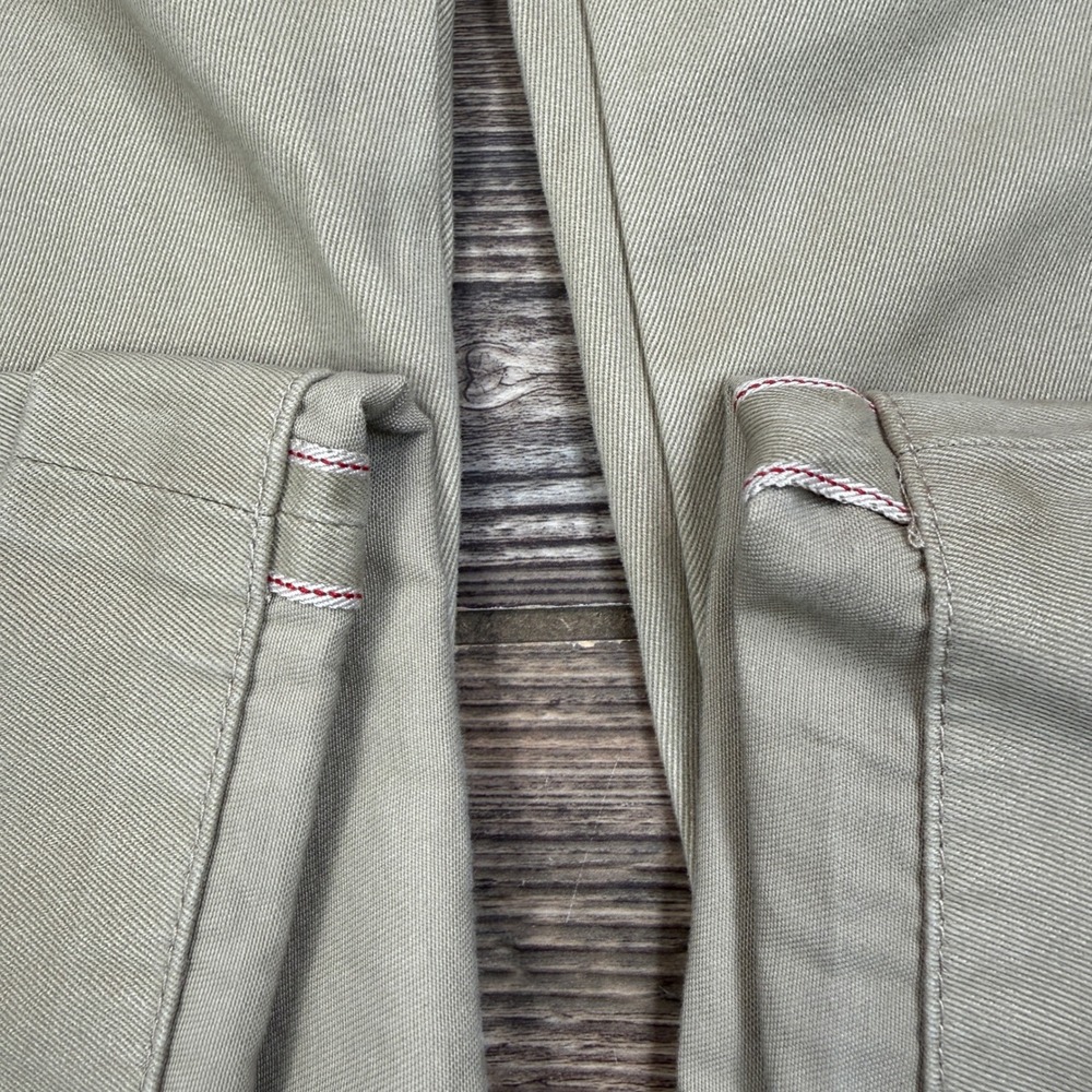 J.Crew Wallace & Barnes Mens Size 32x32 Officer Chino Pants Khaki Selvedge NWT - Picture 12 of 13